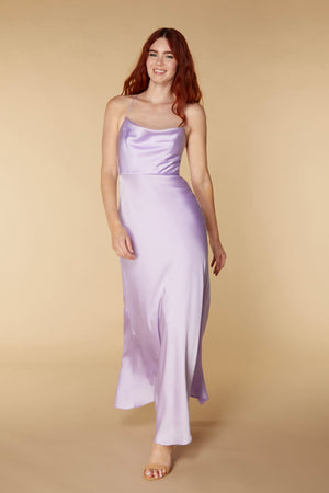 Maxi dress with tie straps sale