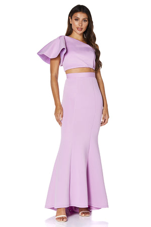 Lilac Two Piece Dress, Lilac Two Piece Set