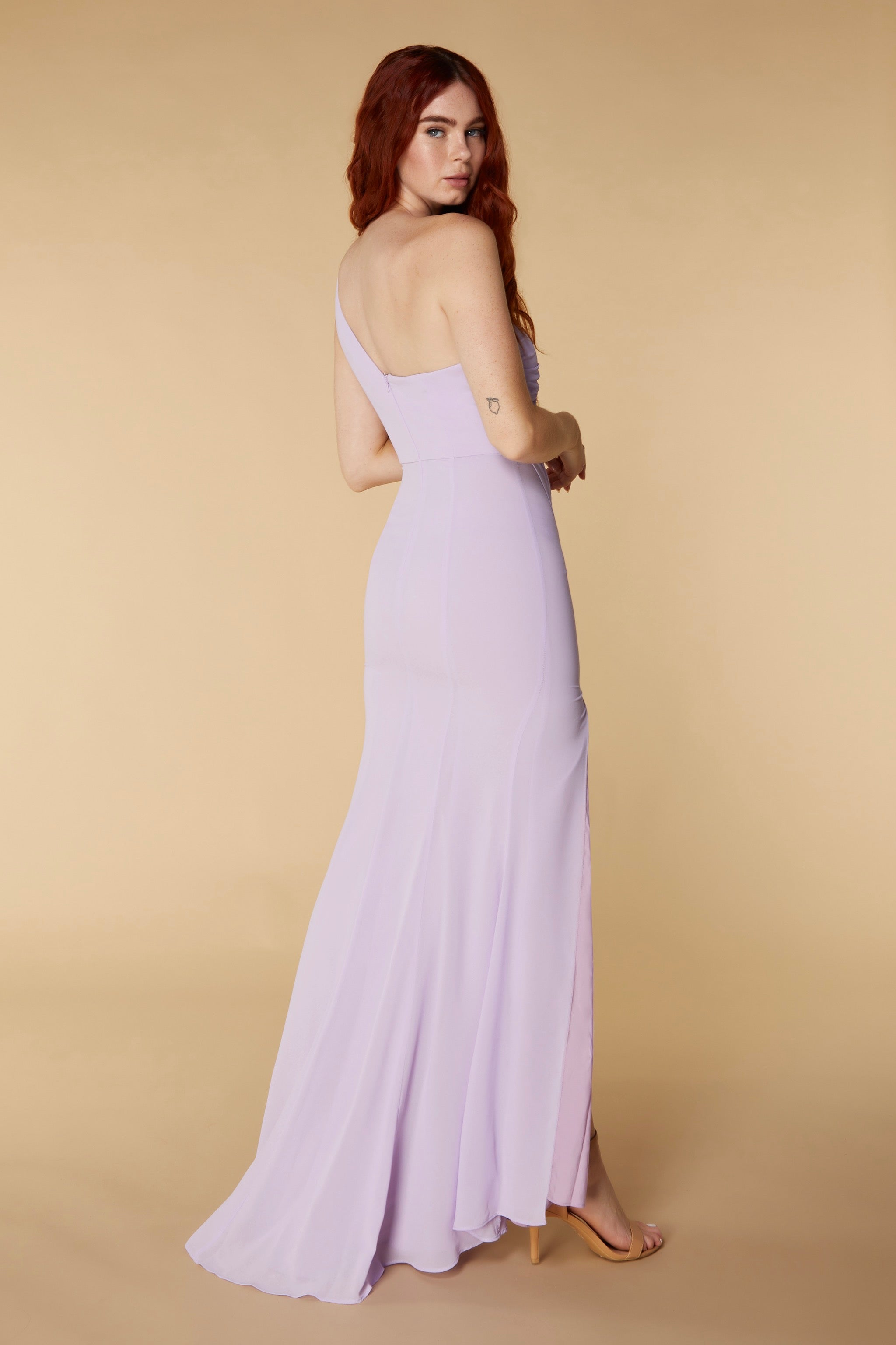 Yarrow pocketed off the shoulder hot sale maxi dress